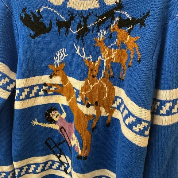 ‘Grandma Got Run Over by a Reindeer’ Ugly Christmas Sweater - Picture 3 of 7